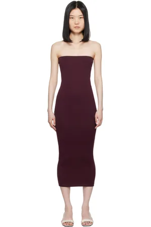 Flore Flore Purple Liv Midi Dress