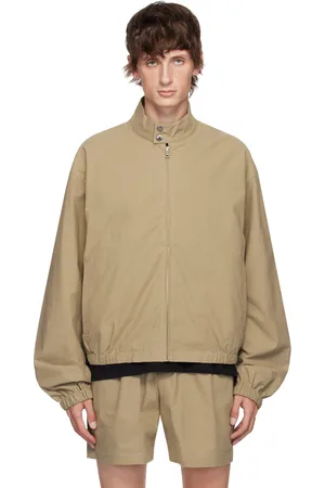 JOHN ELLIOTT Beige Cotton Harrington Jacket