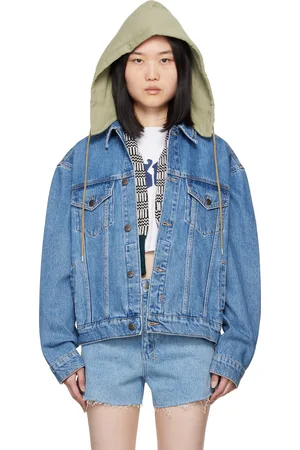 KSUBI Blue Oversized Heritage Jacket