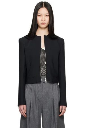 The Attico Black Zip jacket
