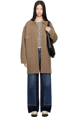 Stella McCartney Tan Exposed Seam Jacket