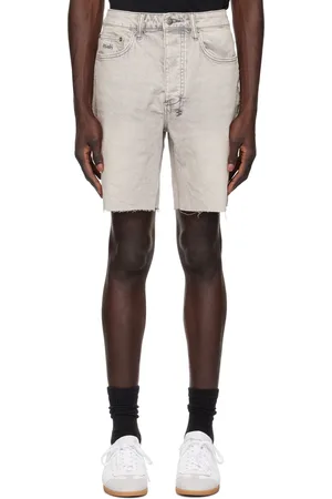 KSUBI Gray Chopper Pluto Denim Shorts