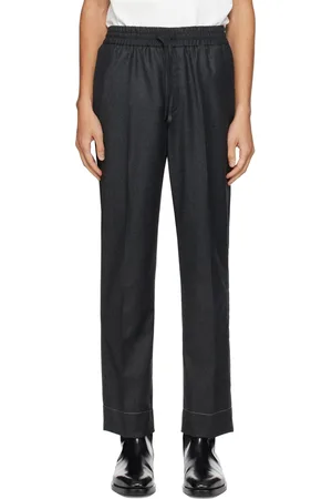 BRIONI Gray Wool Trousers
