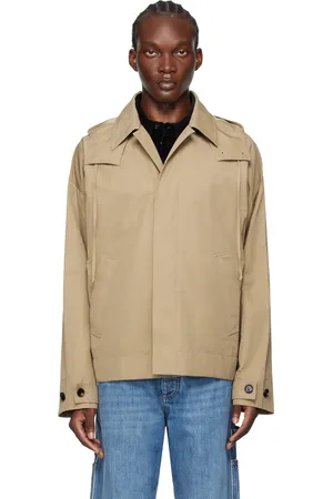 Bottega Veneta Beige Bi-Color Tech Jacket