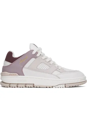 Axel Arigato White & Purple Area Lo Sneakers