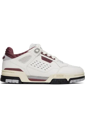 Axel Arigato White & Burgundy Onyx Sneakers