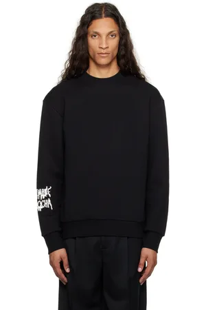 Simone Rocha Black Ribbon Logo Sweatshirt
