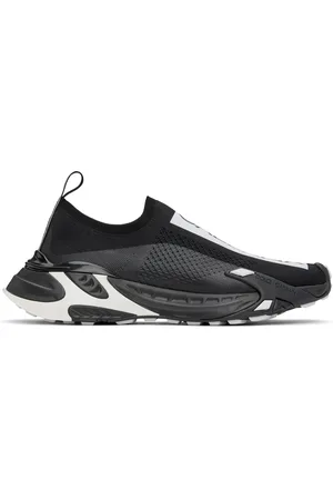 Dolce & Gabbana Black Stretch Mesh Fast Sneakers