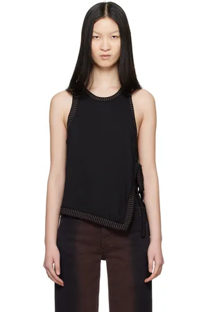 ECKHAUS LATTA Black Edge Tank Top