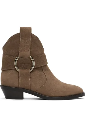 See by Chloé Brown New Ring Line Boots