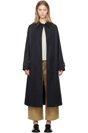 STUDIO NICHOLSON Navy Holin Coat