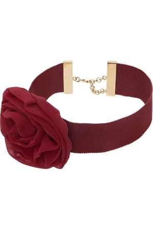 BLUMARINE Red Rose Choker