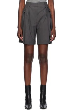 Rohe Gray Wide-Leg Shorts