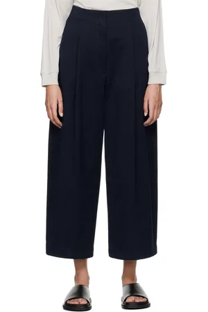 STUDIO NICHOLSON Navy Dordoni Trousers