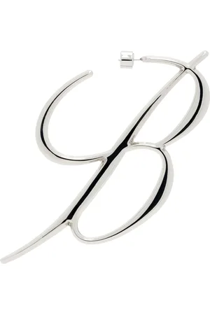 BLUMARINE Silver B Monogram Single Earring