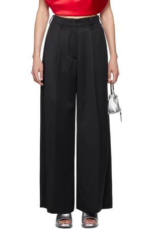 Simone Rocha Gray Furry Welt Pocket Trousers