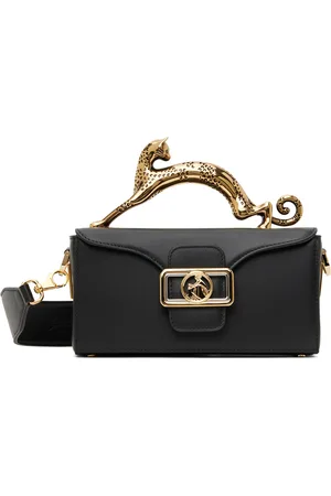 Lanvin Black Nano Pencil Cat Leather Bag