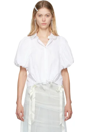 Simone Rocha White Beaded Shirt
