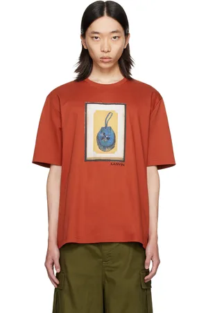 Lanvin Red Archives Print Classic T-Shirt