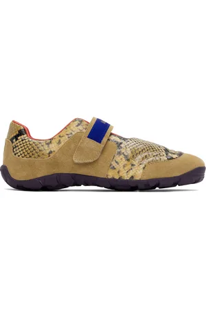 WALES BONNER Tan Strap Sneakers
