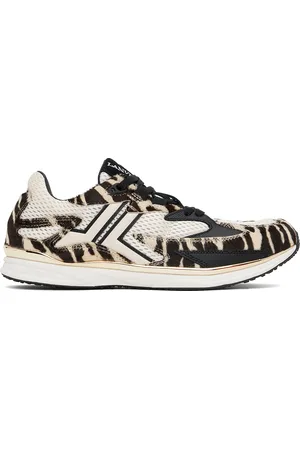 Lanvin Brown & Off-White Meteor Sneakers