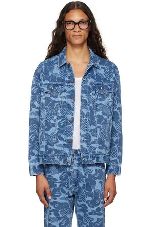 BAPE Blue Asia Camo Denim Jacket