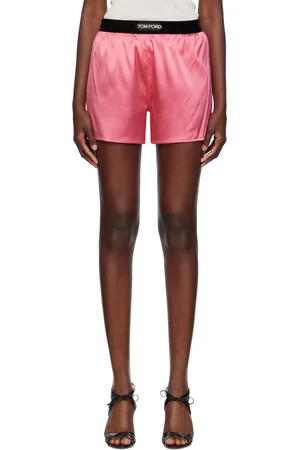 Tom Ford Pink Stretch Silk Boxer Shorts