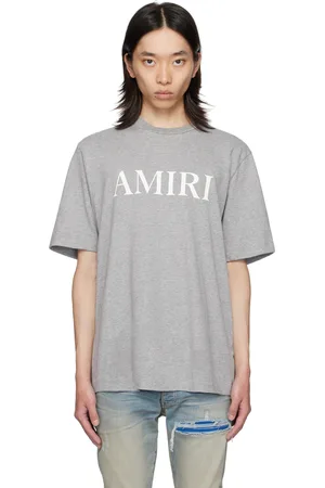 AMIRI Gray Printed Core Logo T-Shirt