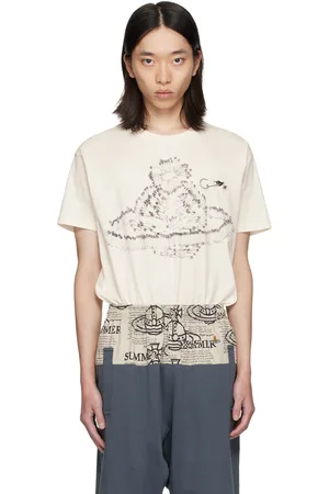 Vivienne Westwood Off-White Safety Pin Orb Classic T-Shirt