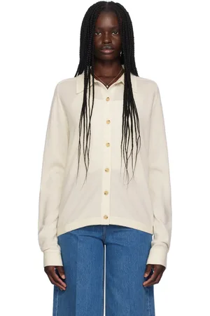 Totême Off-White Raglan-Sleeve Cardigan