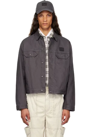 Acne Studios Gray Canvas Jacket