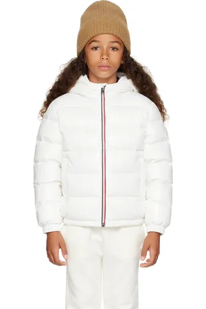 Moncler Big Kids White New Aubert Down Jacket