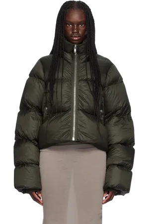 Rick Owens Green Porterville Turtle Down Jacket