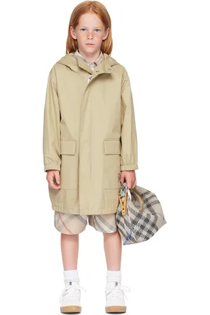 Burberry Kids Khaki Lightweight Coat
