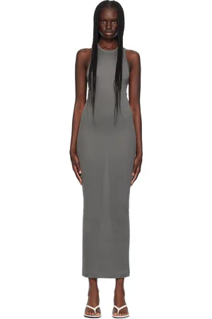 WARDROBE.NYC Gray Tank Maxi Dress