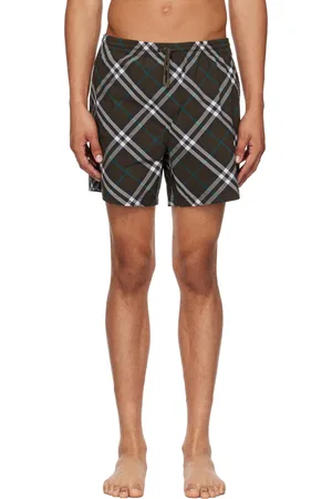 Burberry Brown Check Swim Shorts
