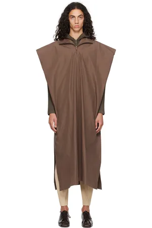 Issey Miyake Brown Blank Shirt