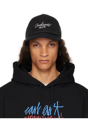 Carhartt Black Signature Trucker Cap