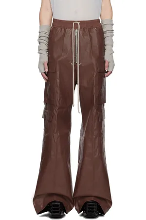 Rick Owens Brown Porterville Cargobelas Cargo Pants