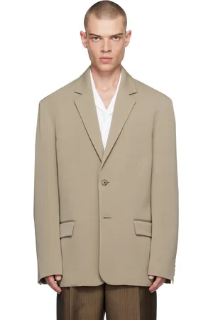 The Row Taupe Eligio Blazer