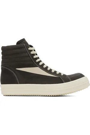 Rick Owens Gray Porterville High Vintage Sneakers