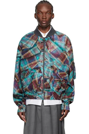 Vivienne Westwood Blue Bernardo Bomber Jacket