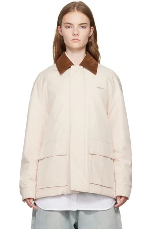 We11 Done Beige Padded Jacket