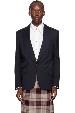 Vivienne Westwood Navy One Button Blazer
