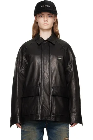We11 Done Padded Leather Jacket