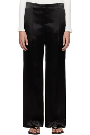 The Row Black Encore Trousers
