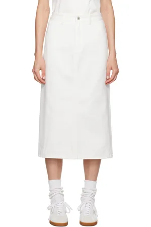 Nothing Written H-Line Denim Midi Skirt
