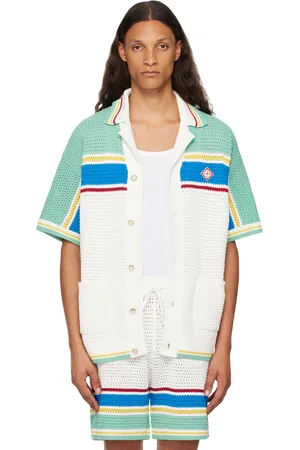 Casablanca Multicolor Crochet Tennis Shirt
