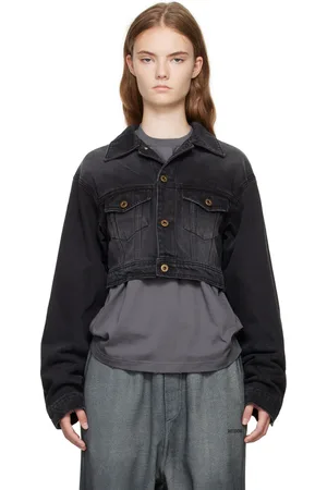 We11 Done Cropped Denim Jacket
