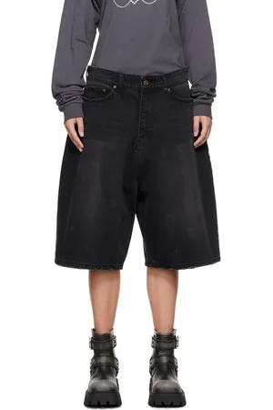 We11 Done Loose-Fit Denim Shorts